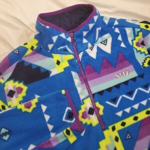 Neff Blue Fleece Jacket‎ Size L